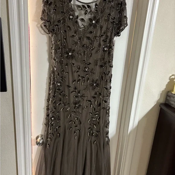 Adrianna Papell Brown Evening Gown - Picture 6 of 17